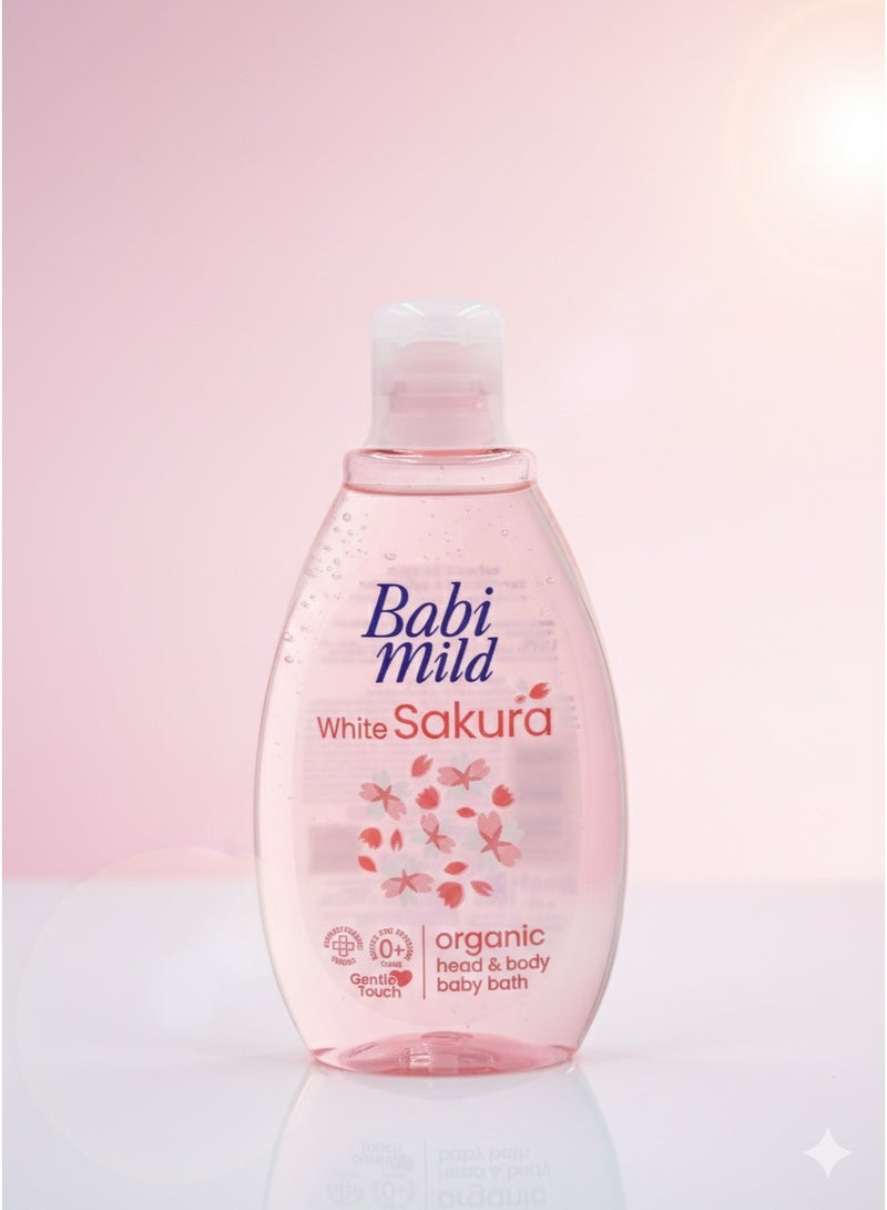 Babi Mild - White Sakura | Head & Body Baby Bath 180ml